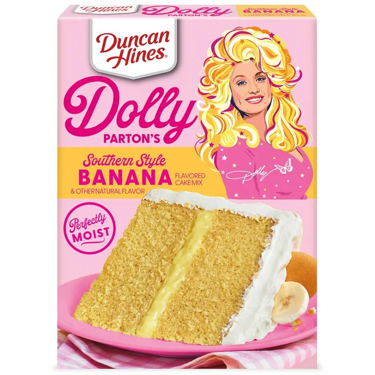 Duncan Hines Dolly Parton's Favorite Banana Flavored Cake Mix 15.25oz | Walmart (US)