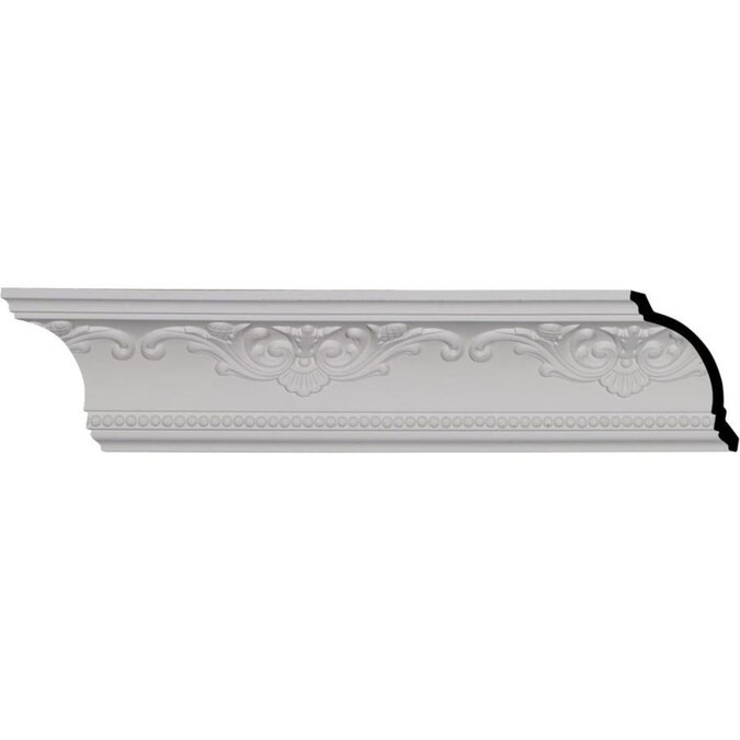 Ekena Millwork 4-3/8-in x 8-ft Primed Polyurethane Crown Moulding Lowes.com | Lowe's