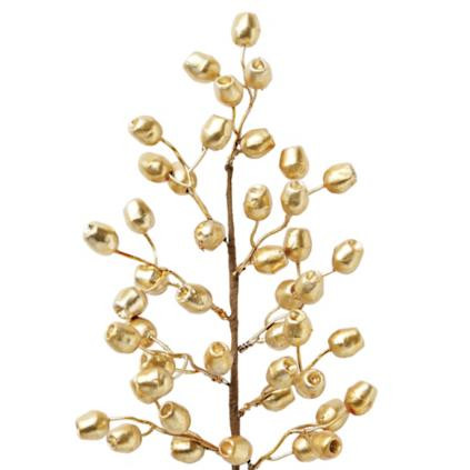 Metallic Yew Berry Stems, Set of Six | Frontgate
