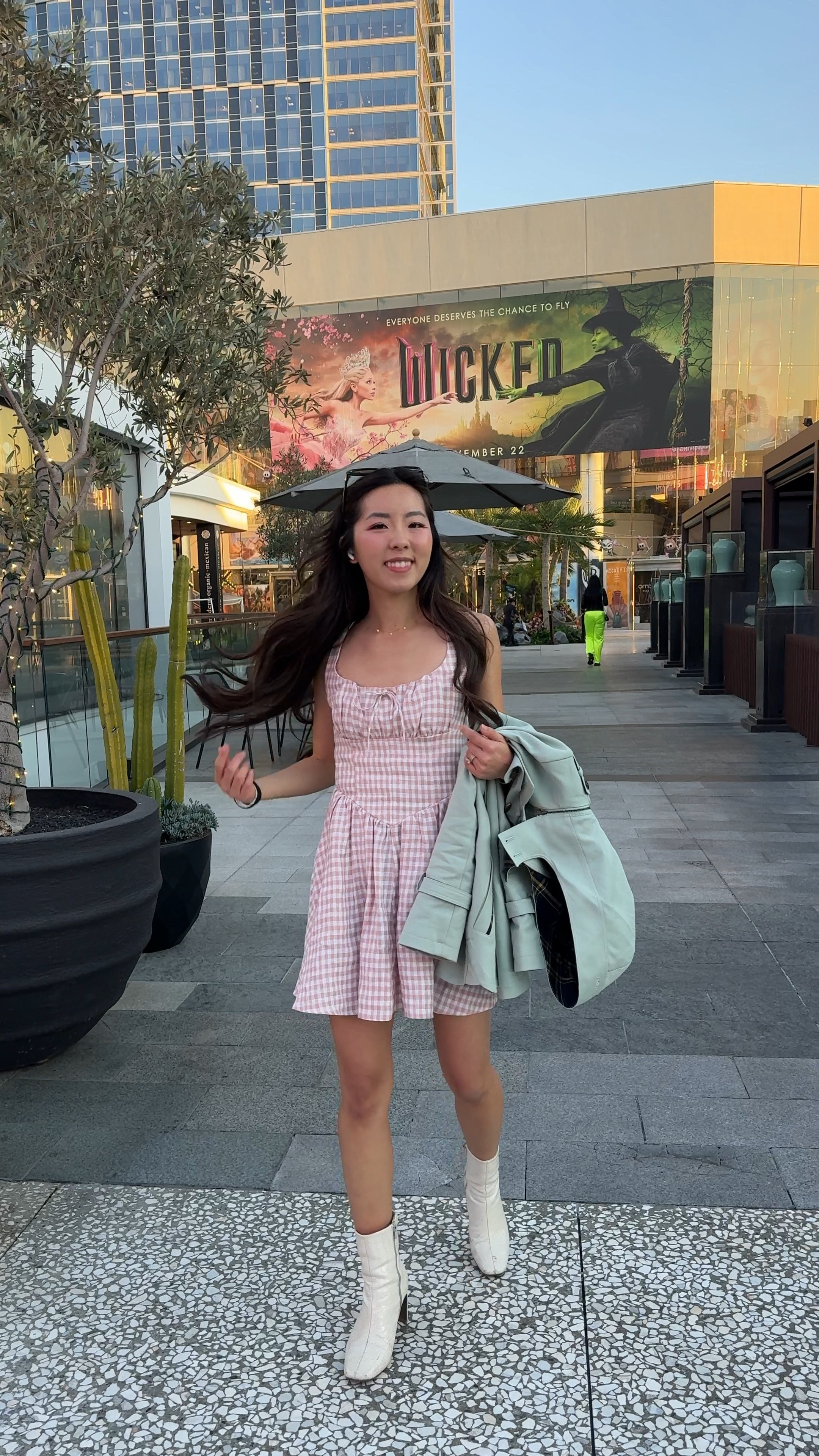 what i wore for the wicked premiere! they don’t have the pink one anymore but still have the green one!! someone get it and be my elphaba :) 💚

#LTKHoliday #LTKCyberWeek