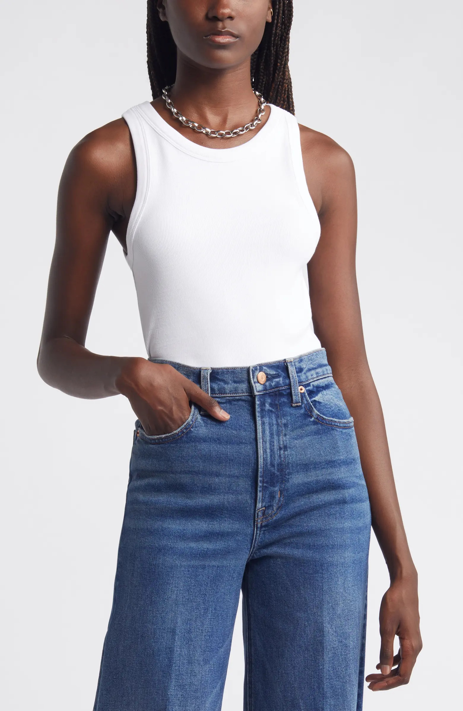 Everyday Cotton Rib Tank | Nordstrom