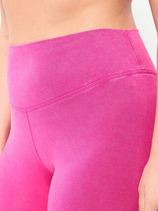 High-Waisted PowerChill 7/8 Cotton Leggings | Old Navy (US)