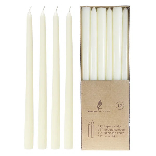 Unscented Taper Candle (Set of 12) | Wayfair North America