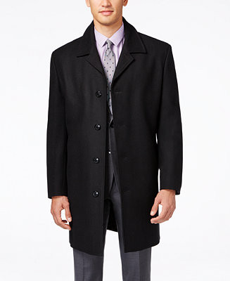 Coventry Wool-Blend Overcoat | Macy's