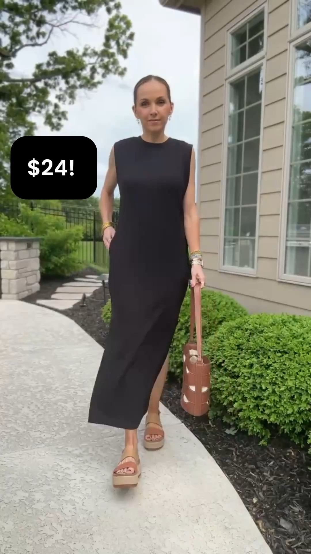 @walmart dress! Comes in a few colors and runs true to size! Perfect throw on and go dress or over swim! 