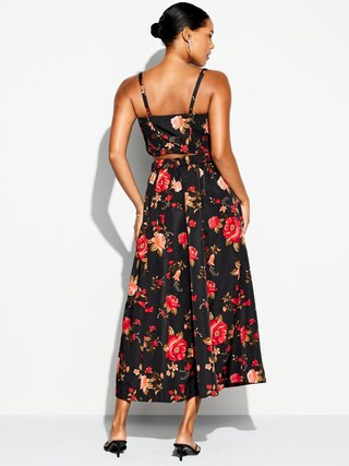 The Occasion by Old Navy High-Waisted Taffeta Midi Skirt | Old Navy (US)