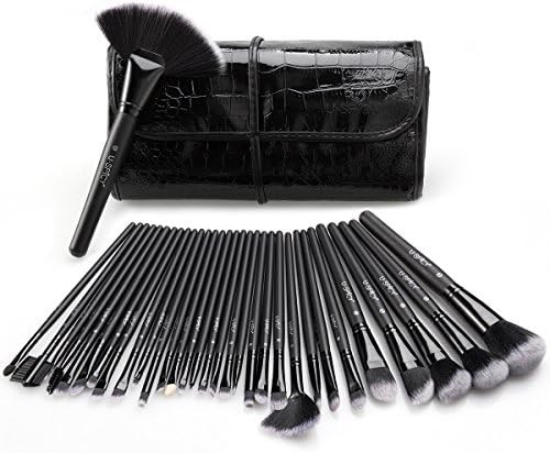 Makeup Brushes, USpicy 32 Pcs Premium Synthetic Professional Makeup Brushe Set Essential Cosmetic... | Amazon (US)