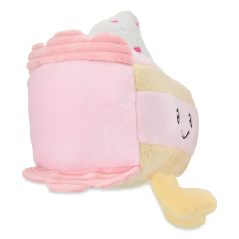 Small Strawberry Cake Plush, Pink, 5", Valentine's Day by Way To Celebrate | Walmart (US)