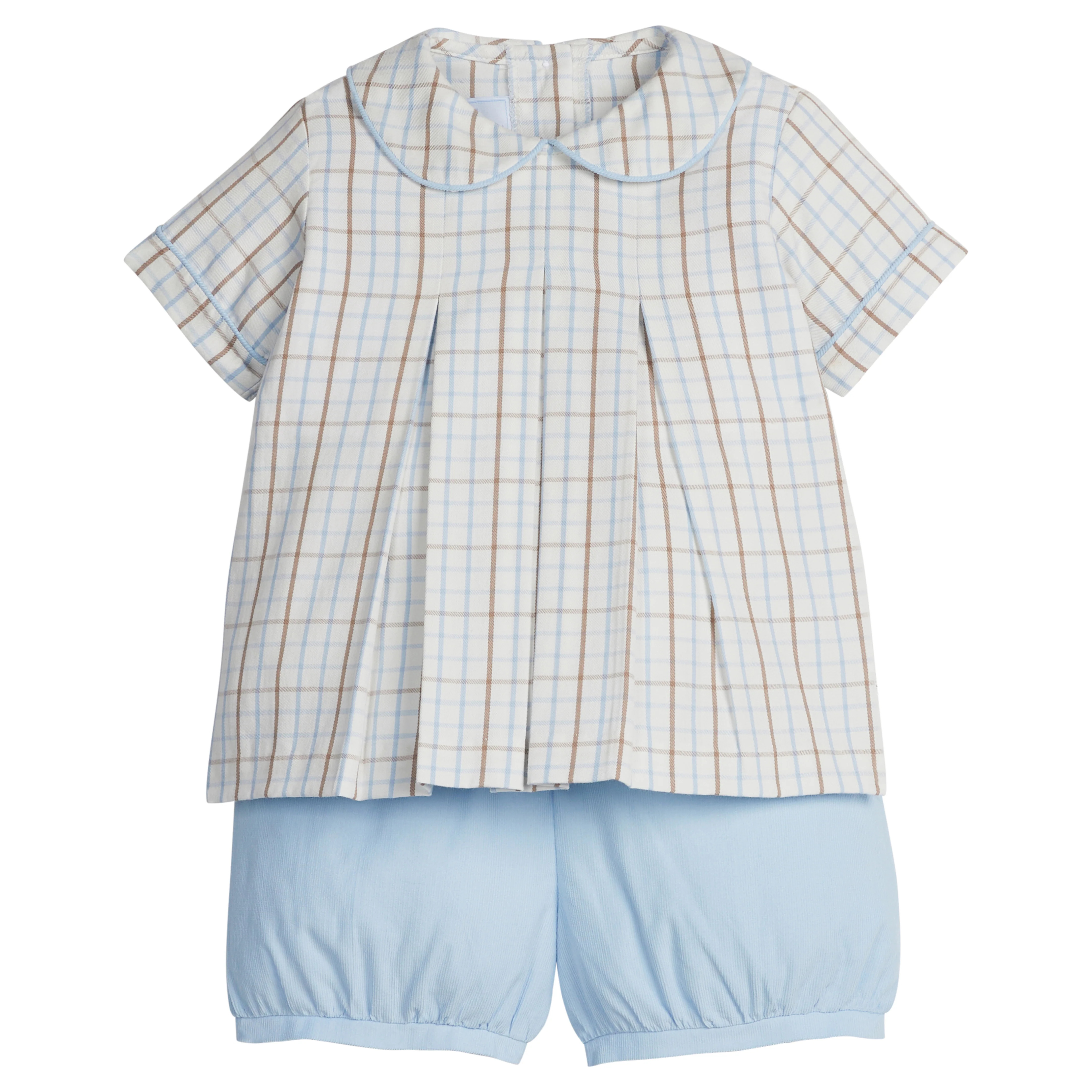 Little English | Boy's Carson Short Set - Winthrop Plaid | Little English