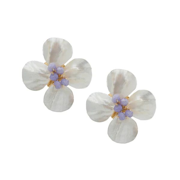 Poppy Earring, Lavender | Hazen & Co