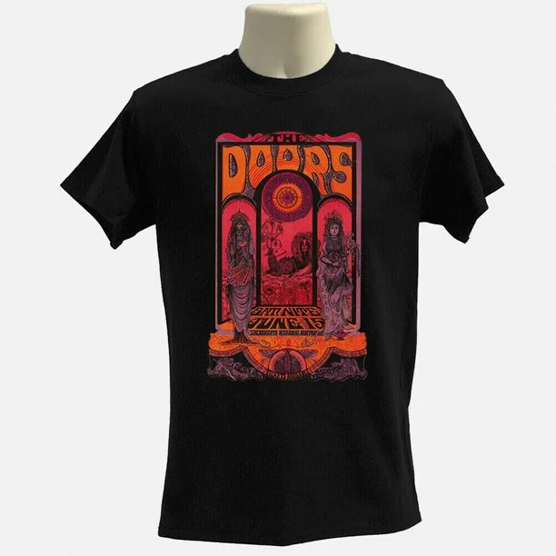 The doors t-shirt, Band Tee, Festival T-shirt, Rock T-shirt, Vintage band Tee S-4XL (Asian Size) | Walmart (US)