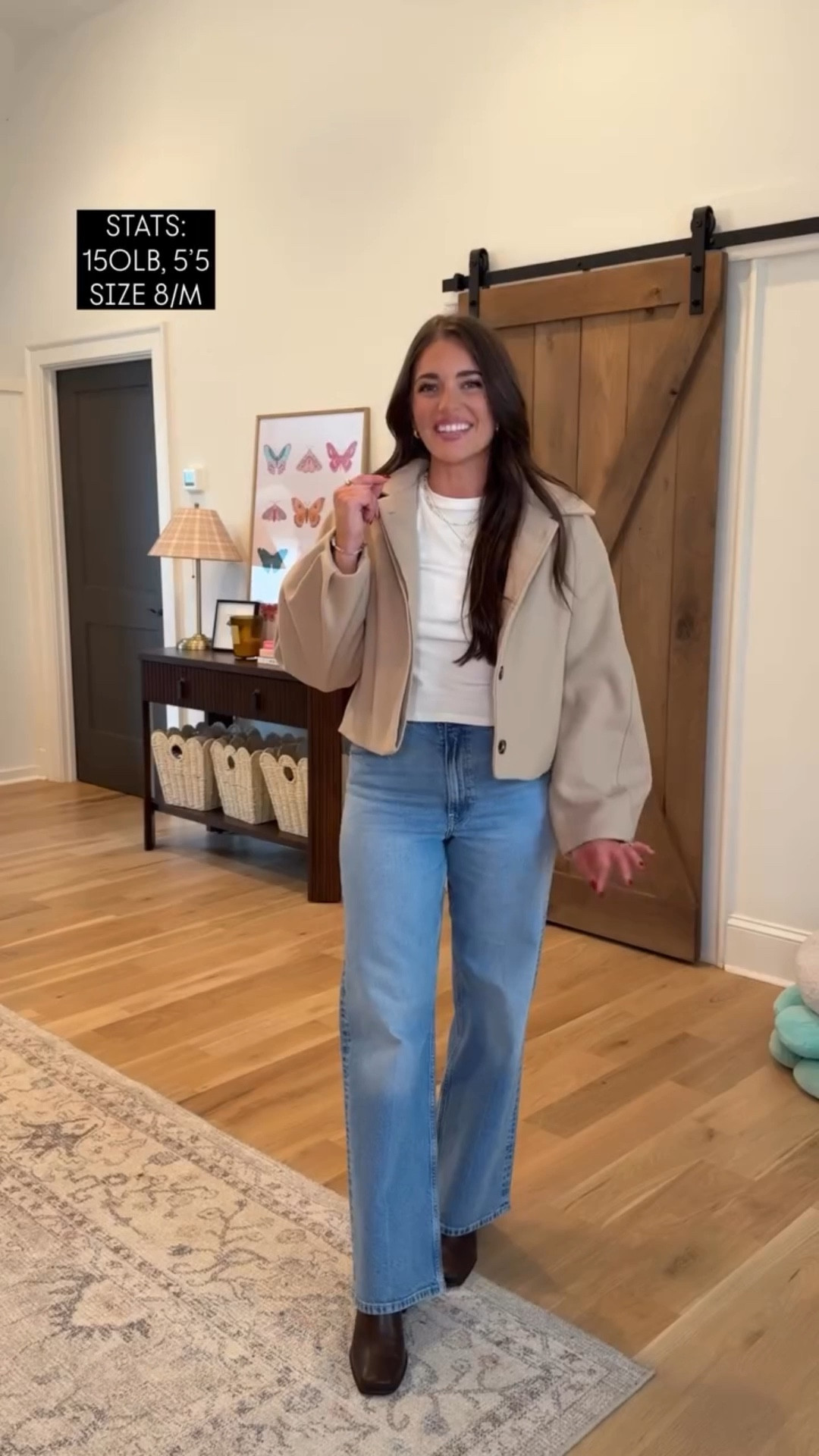 All coats are true to size, medium - jeans are true to size, 29 and I sized up 1 to the large in the long sleeve tee :) boots are true to size

#LTKSaleAlert #LTKootd #LTKdayinmylife