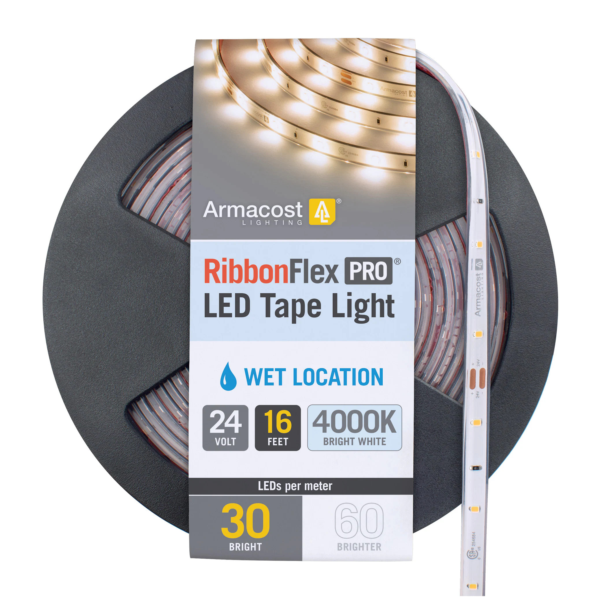 Armacost Lighting 16.5-ft LED Bright White Tape Light | 154430 | Lowe's