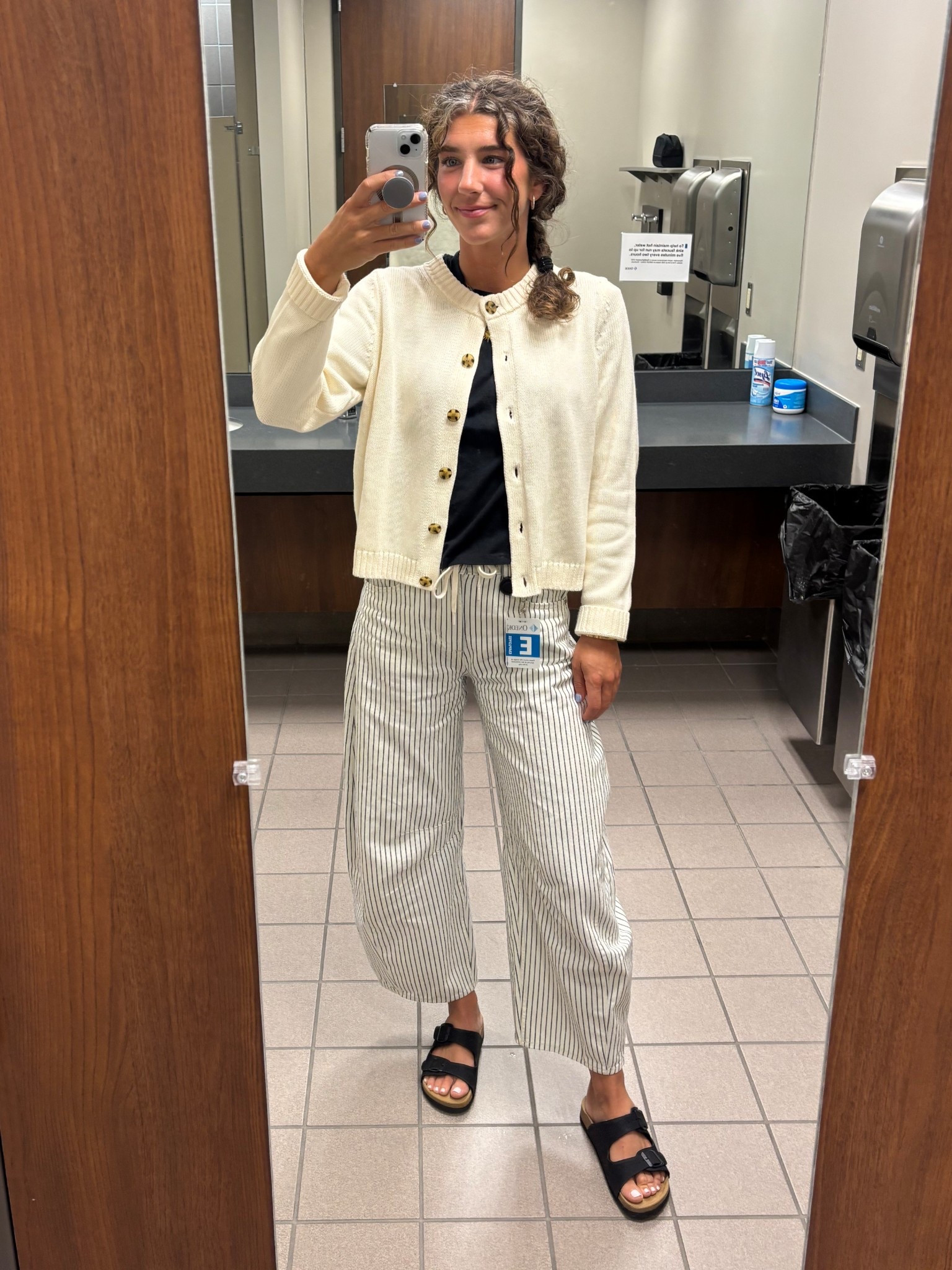 Cutest work outfit in this 100% cardigan, comfiest sandals and pants! 

#LTKWorkwear #LTKFindsUnder100 #LTKSeasonal