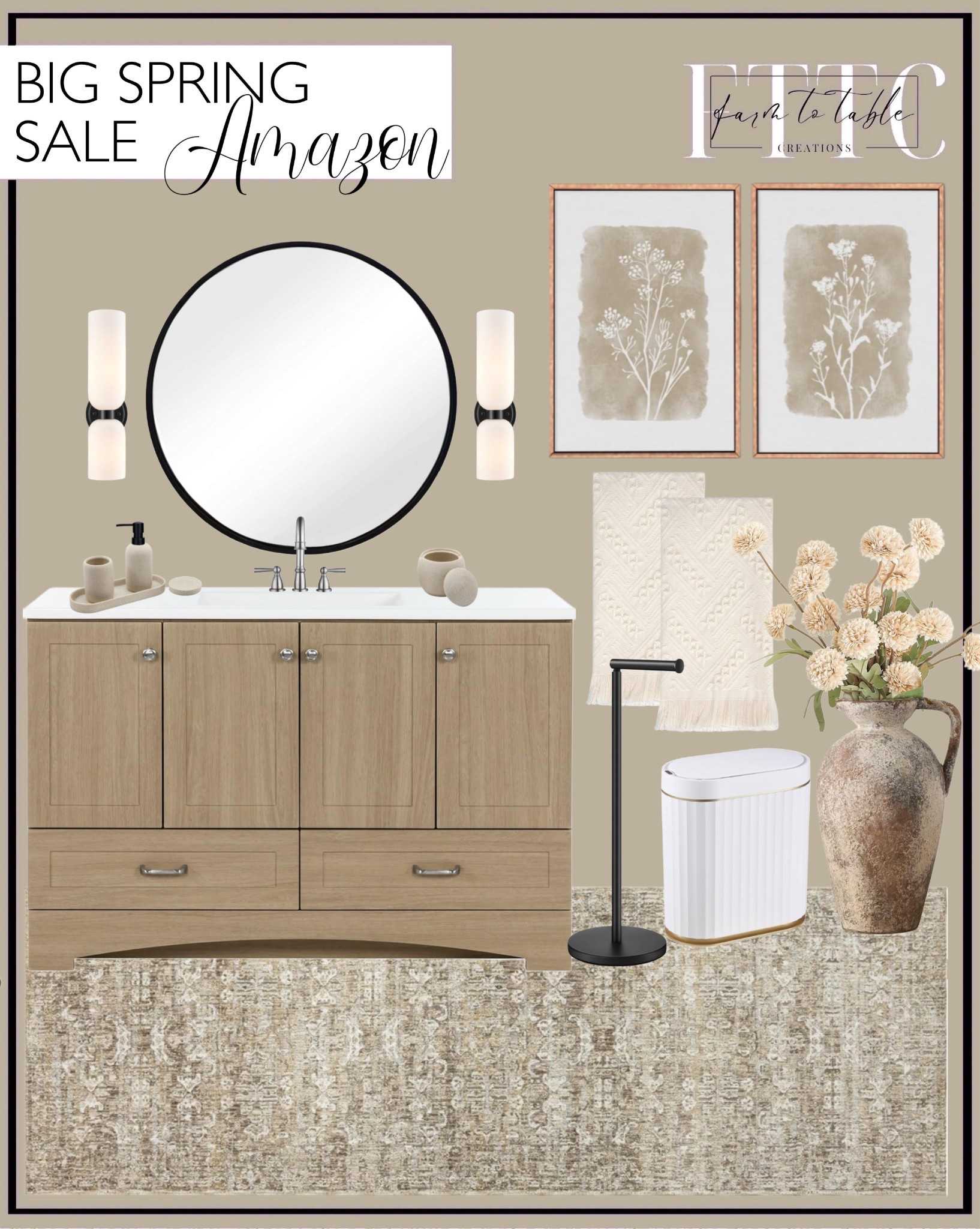 Amazon Big Spring Sale. Follow @farmtotablecreations on Instagram for more inspiration.

@Amazon has everything you need to refresh your home with beautiful, budget friendly & functional finds. #amazonpartner @amazonhome

Keep an eye out for the “Prime Spring Deal” badge to discover exclusive discounts. Not a Prime Member yet? No worries, it’s not too late to sign up and enjoy these special savings.

Amazon Big Spring Sale | Amazon Prime | Amazon | Amazon Home Finds | Loloi Rugs | Bathroom Decor | Bathroom Storage | Amazon Must Haves | Bathroom Shelves | Home Decorating | Decor Ideas | Budget Friendly Decor | Home Inspiration | Amazon Sale | open shelves | Console Table | Home Decor | Neutral Bathroom Decor | Living Room Rugs | Spring Refresh | Bedroom Furniture | Upholstered Bed


#LTKHome #LTKSaleAlert #LTKFindsUnder50