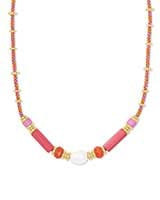 Rachel Gold Choker Necklace In Pink Mix | Kendra Scott