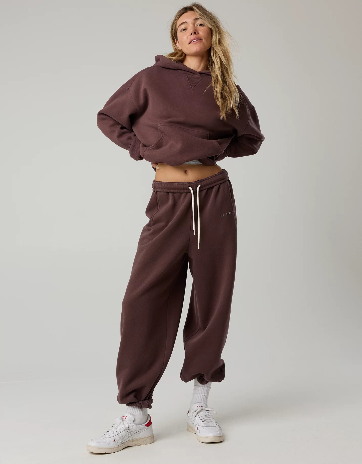 Matching Set OFFLINE By Aerie Cloud Fleece Baggy Jogger | American Eagle Outfitters (US & CA)