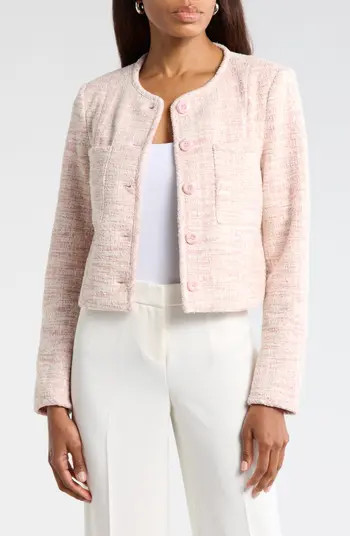 Amanda & Chelsea Button Front Tweed Jacket | Nordstromrack | Nordstrom Rack