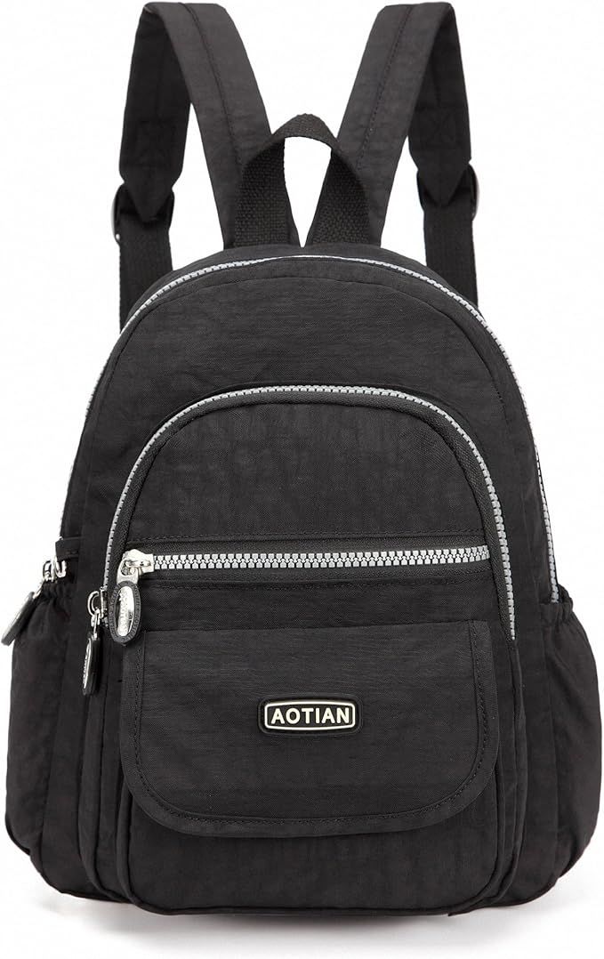 AOTIAN Mini Nylon Women Backpacks Casual Lightweight Small Daypack for Girls | Amazon (US)