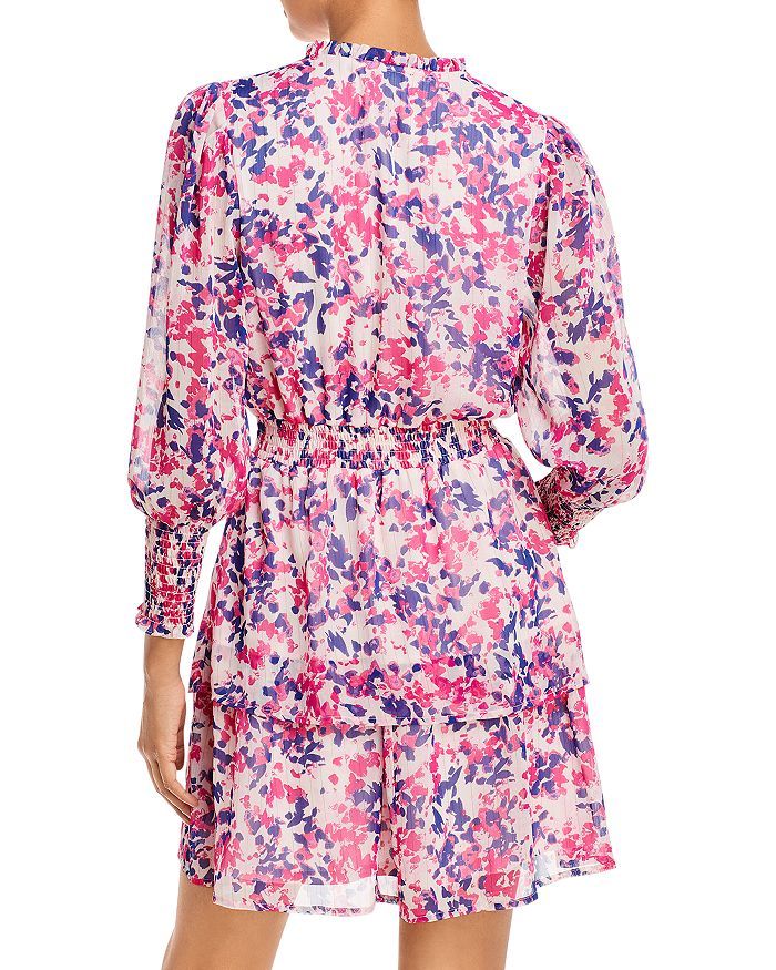 Abstract Print V Neck Mini Dress - 100% Exclusive | Bloomingdale's (US)