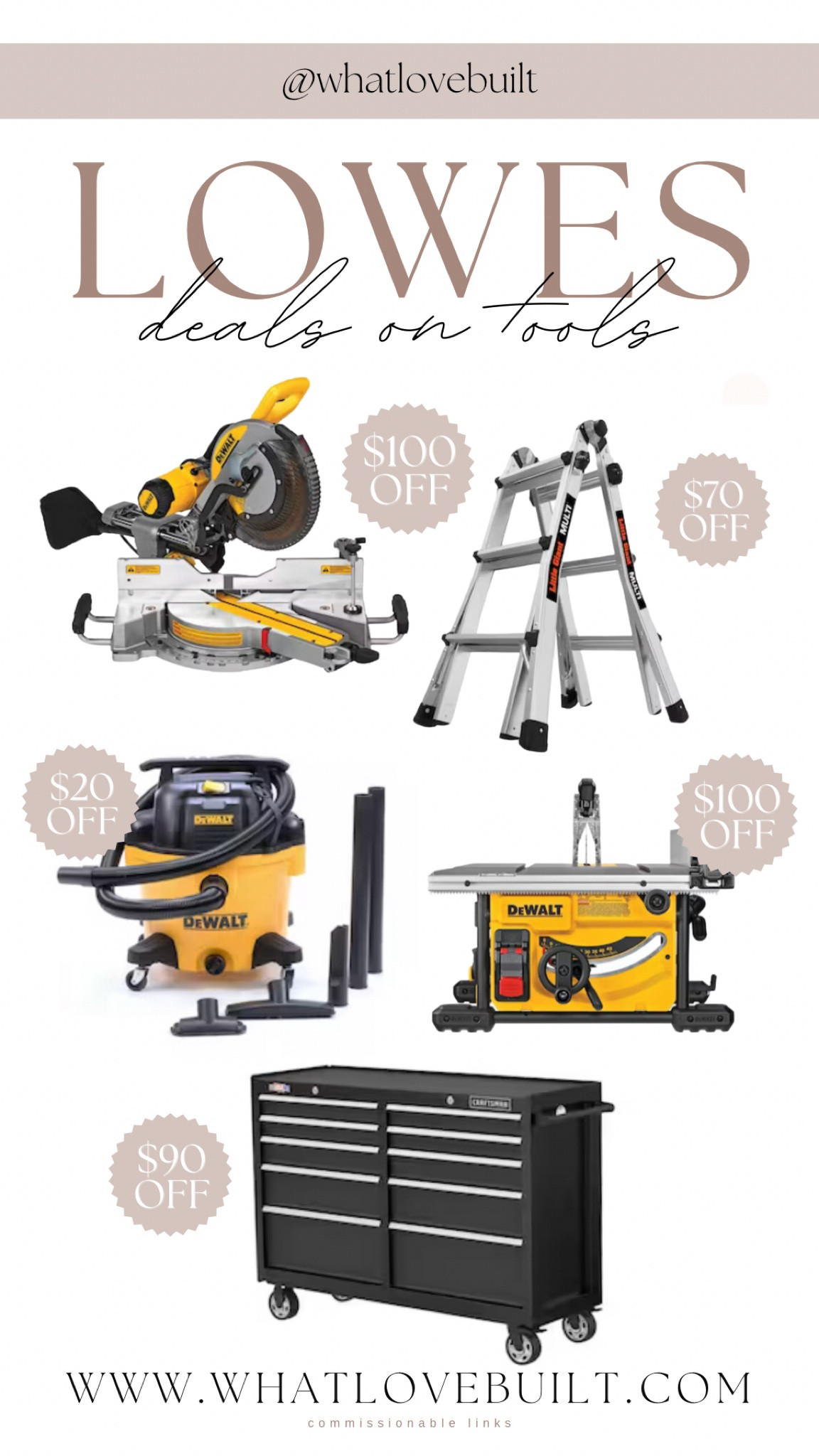 Lowes Holiday Deals 🎄 Tools on Sale! 

#home #tools #powertools #homedesign #diy #husband #giftidea #holidaysale #grandpa #giftsforhim 

#LTKhome #LTKsalealert #LTKGiftGuide