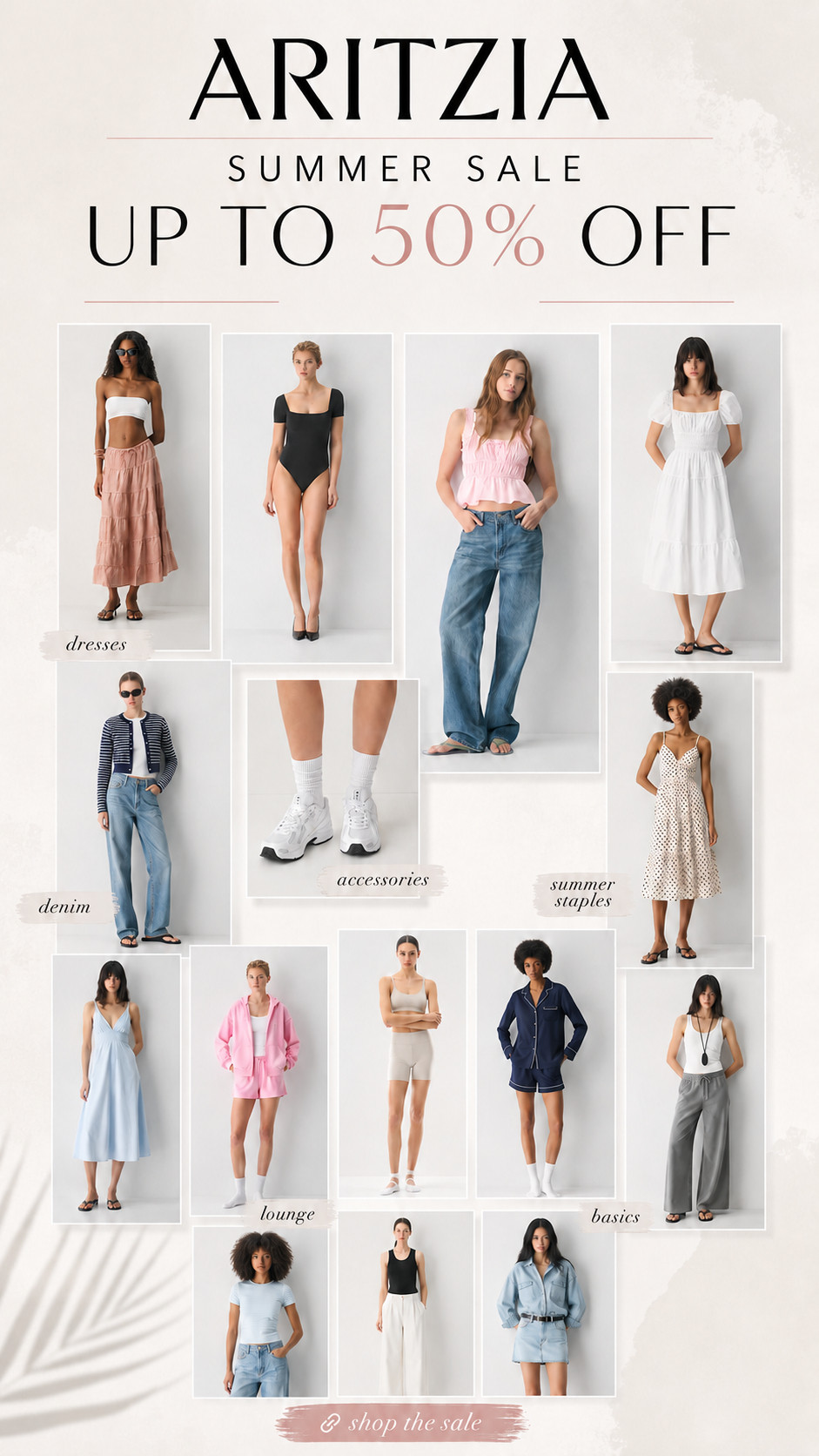 Aritzia Summer Sale up to 50% off 

 #LTKootd #LTKSaleAlert #LTKMidsize