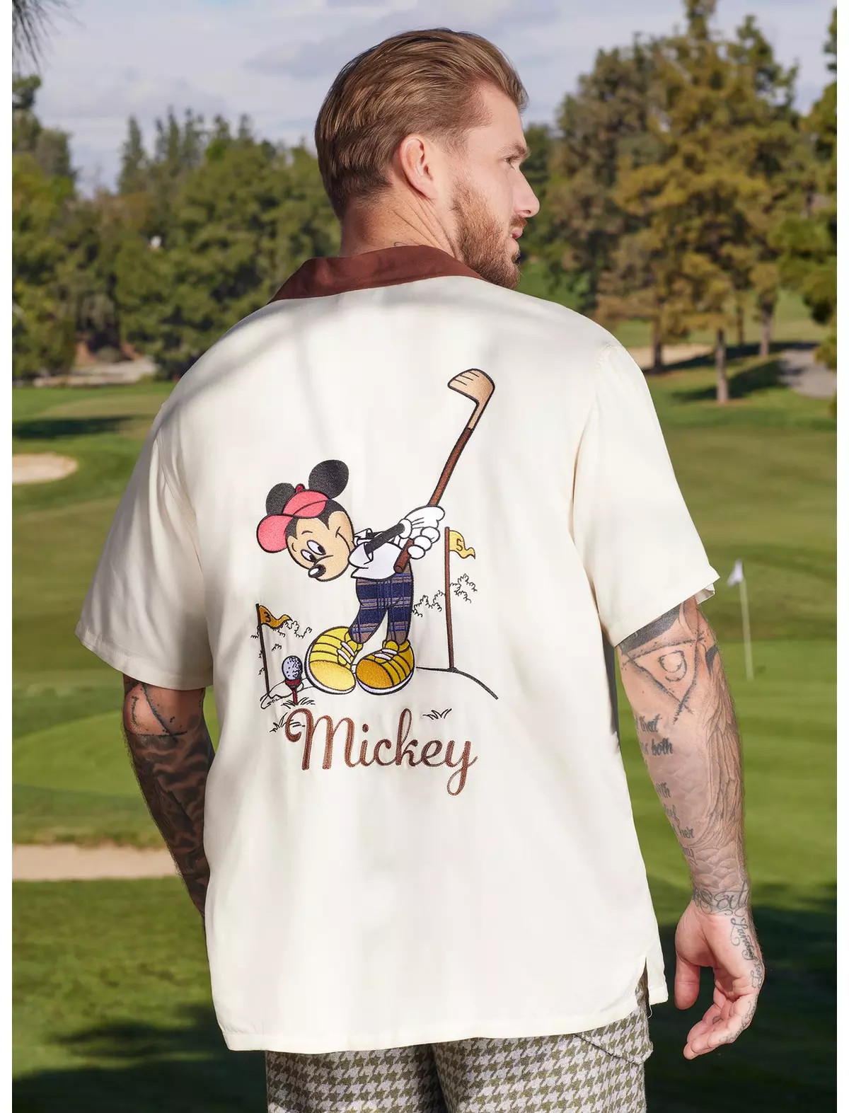 Disney Mickey Mouse Golf Woven Button-Up - BoxLunch Exclusive | BoxLunch
