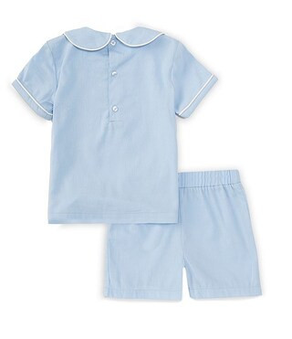 x The Broke Brooke Little Boys 2T-7 Andrew Peter Pan Collar Pique Set | Dillard's