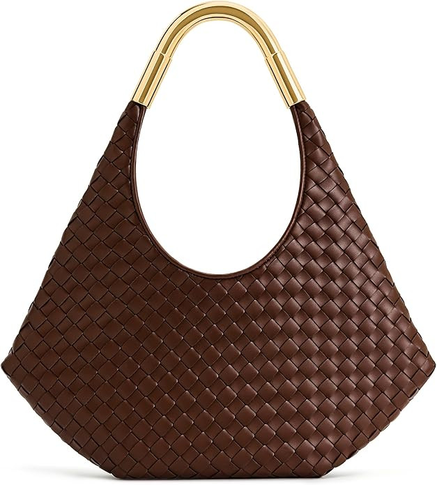 JW PEI Women's Olivia Hand-Woven Metal Handle Hobo Bag | Amazon (US)