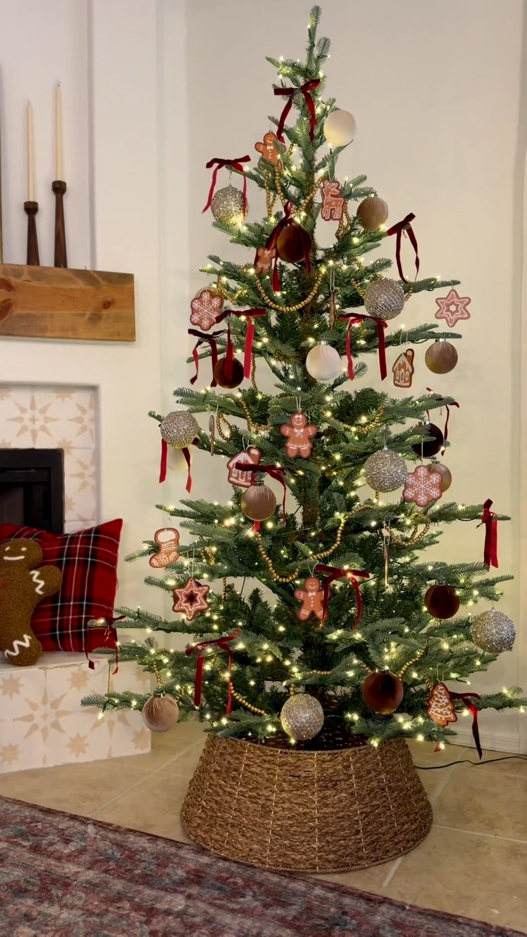 gingerbread christmas tree. twinkling christmas tree. 

#LTKHoliday #LTKGiftGuide #LTKCyberWeek