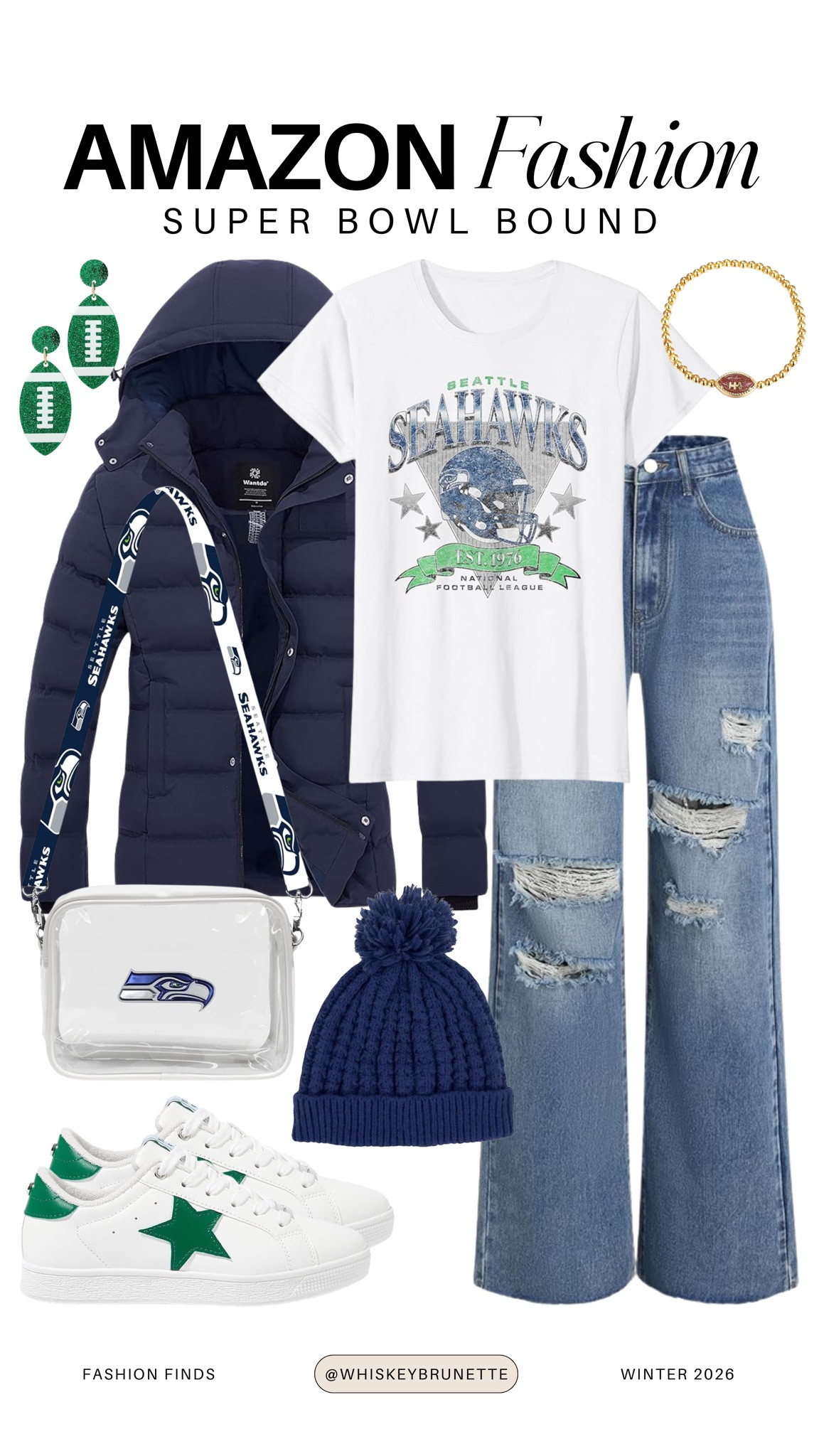 Amazon Super Bowl Outfit Idea

Super Bowl outfit ideas
Game day casual looks
Football watch party outfits
Sporty chic ensembles
Team color outfits
Oversized jersey styling
Cozy athleisure looks
Tailgate-ready outfits
Casual denim game day
Layered winter game looks

#LTKSeasonal #LTKSaleAlert #LTKootd