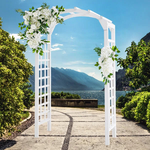 Mimose Garden Arches Wood Arbor Arch | Wayfair North America