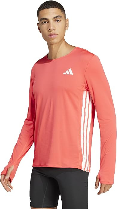 adidas Mens Adizero Long Sleeve Running T-Shirt | Amazon (US)