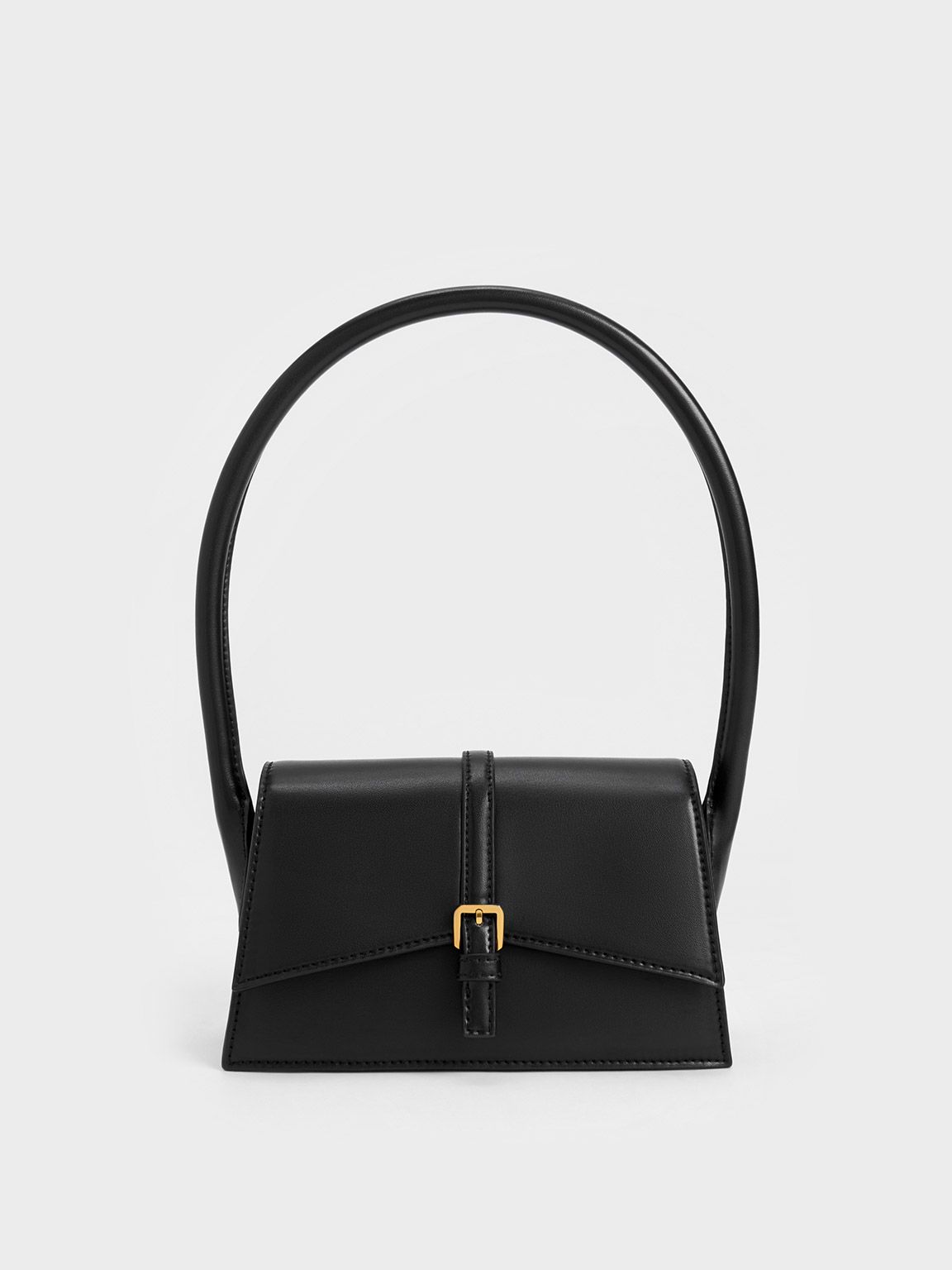 Annelise Belted Trapeze Bag | Charles & Keith US
