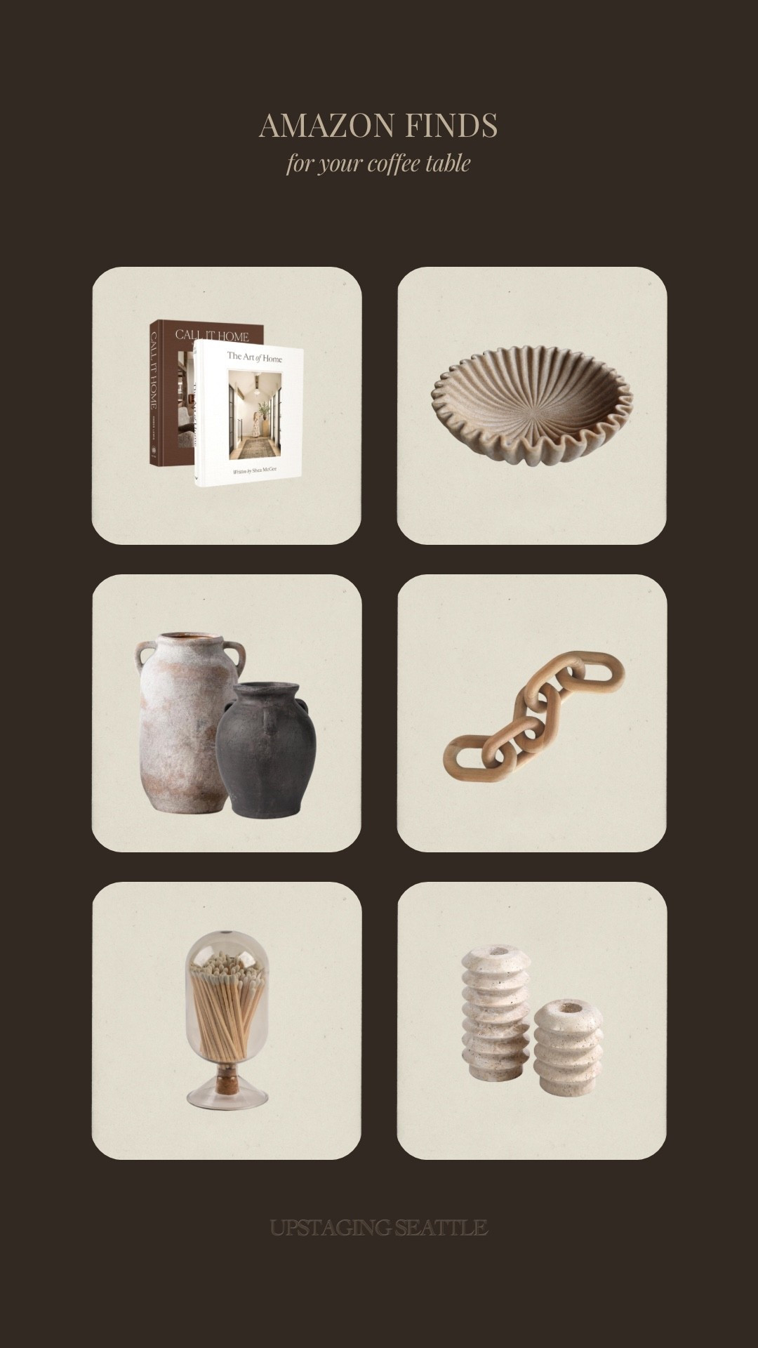 Amazon finds - coffee table decor - style your coffee table - modern house decor - aesthetic finds

#LTKHome #LTKdayinmylife #LTKSaleAlert