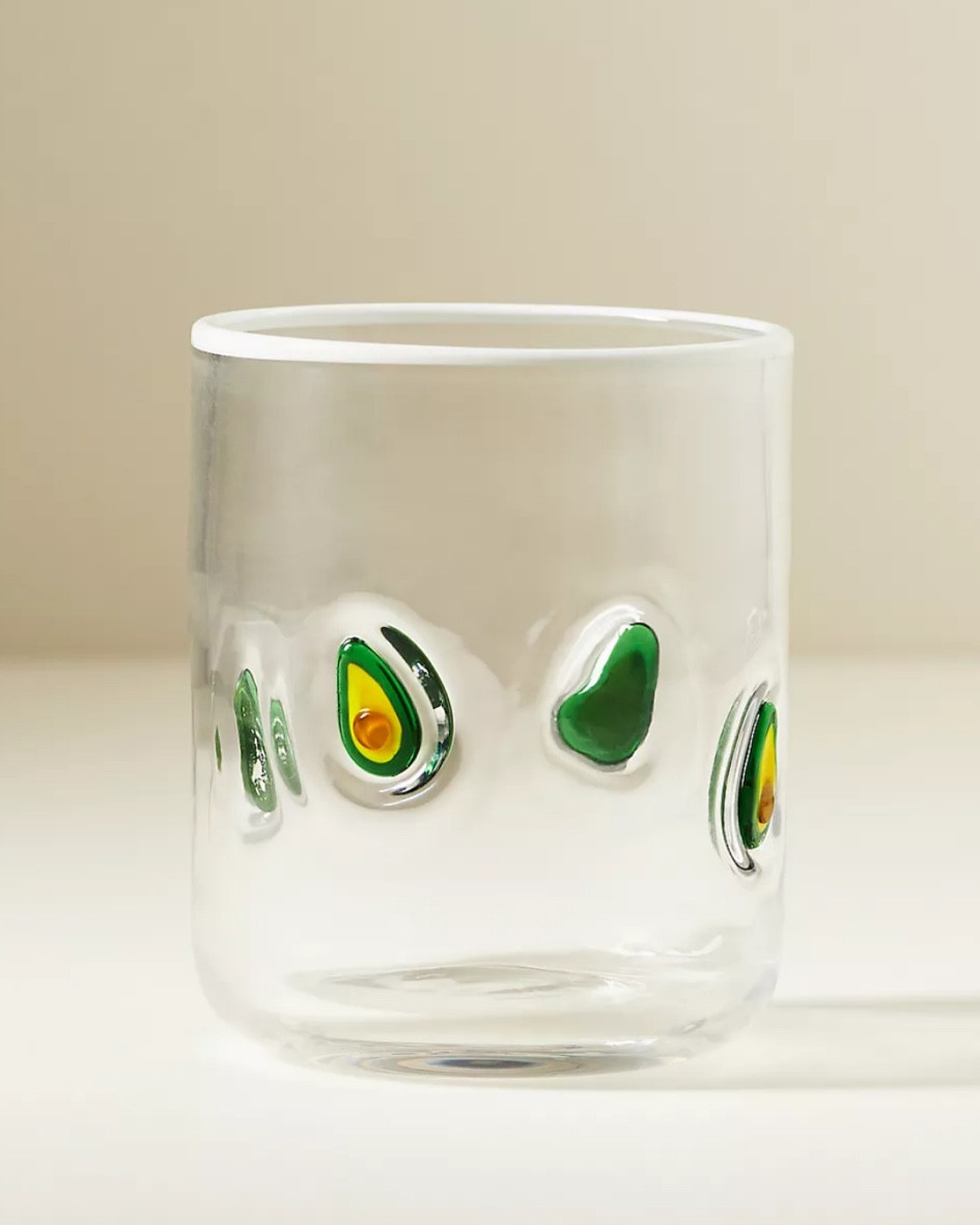 Anthro iced coffee glasses 🥑 

#LTKsummer #LTKspring #LTKhome