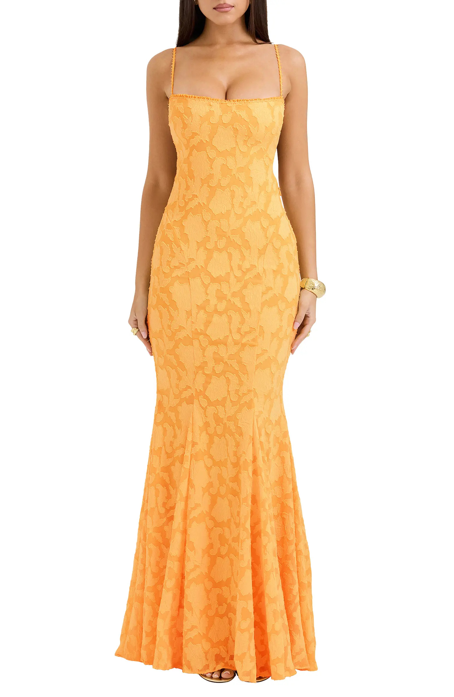 HOUSE OF CB Joan-A Lace-Up Back Maxi Dress | Nordstrom | Nordstrom