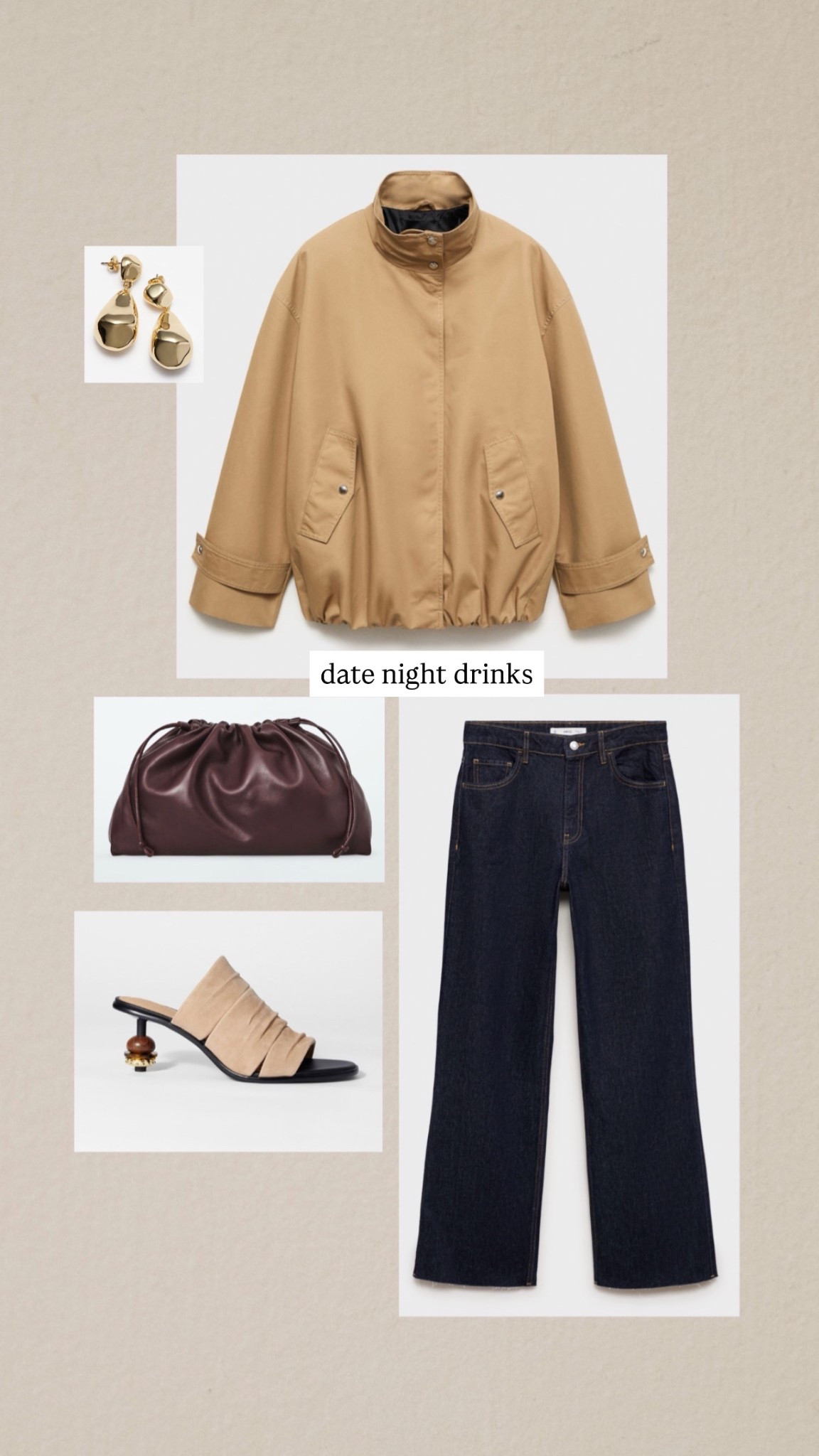 ways to wear the mango jacket spring style
outfit ideas
outfit inspo
date night 
earrings, jean, heels, clutch bag

#LTKFashionMonth #LTKspring #LTKstyletip