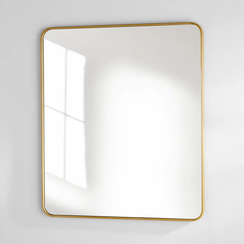 Sabine Metal Rounded Rectangle Wall Mirror | Joss & Main