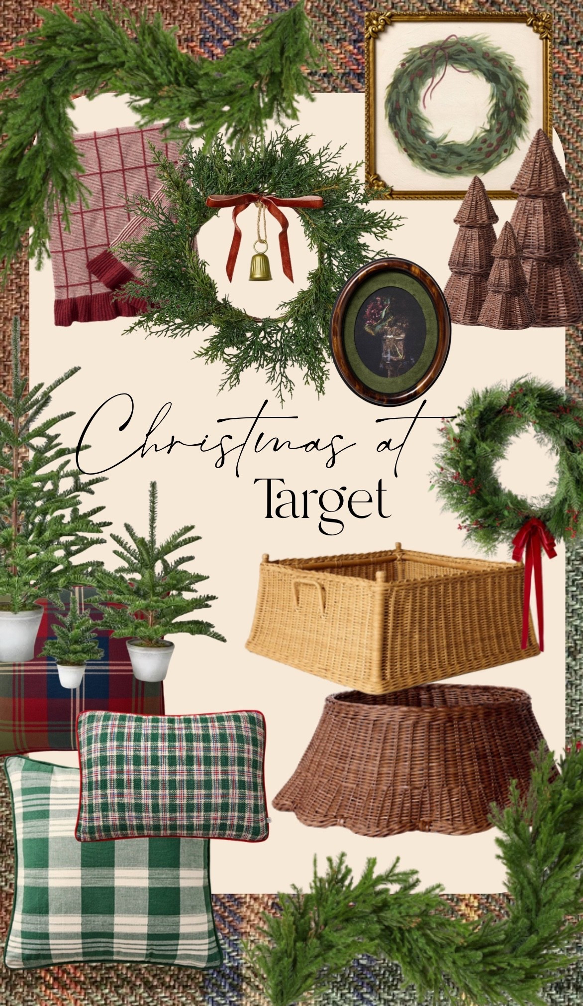 Hearth and Hand + Studio McGee Holiday drop at Target! I’m obsessing over the burgundy colors and these woven tree skirts are gorgeous! I also love the multi size trees, I shove these in baskets all over my home during the holidays!!! 


#LTKSeasonal #LTKHome #LTKStyleTip