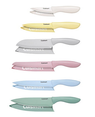 Cuisinart Ceramic Coated 12-Piece Cutlery Knife Set - Macy's | Macy's