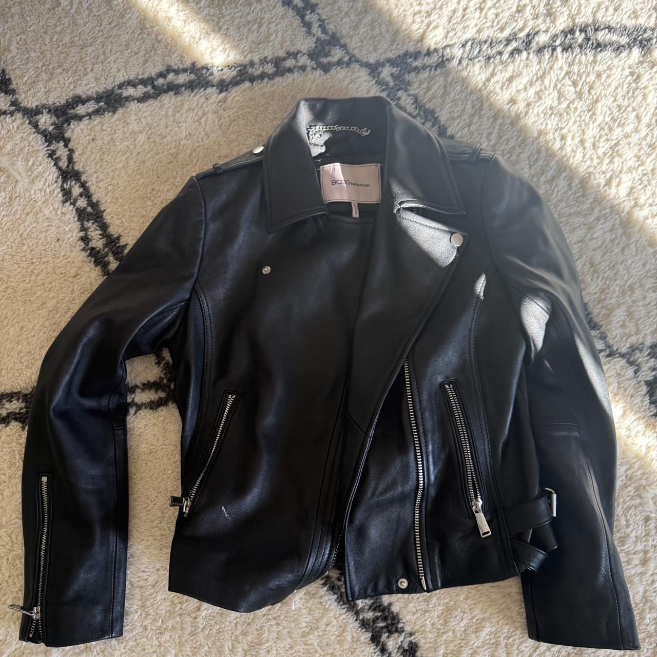 BCBG Women's Jacket - Black - S | Depop US