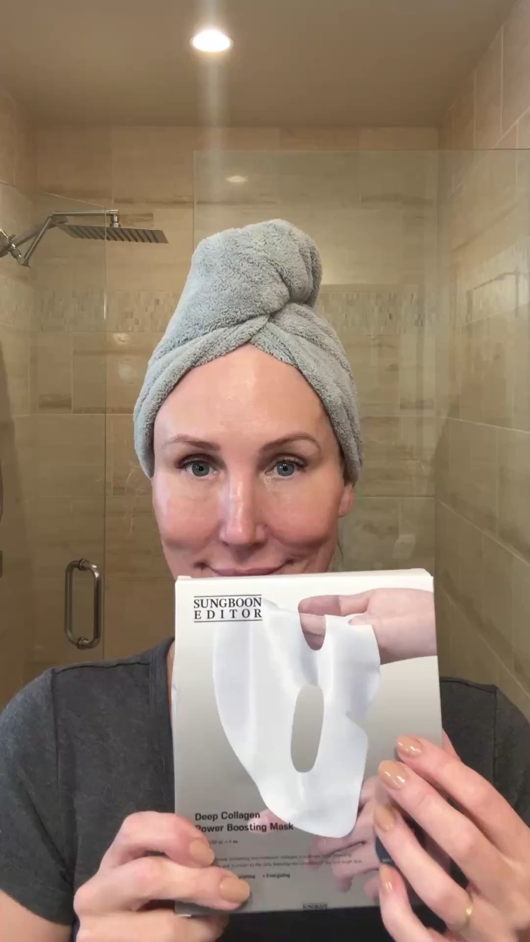 My go-to mask lately! @SUNGBOON EDITOR Did a great job with this mask!! Wear it 30-40 minutes (or longer) and your skin will feel so hydrated, plump, and smooth. I use this mask 3-4 times a week as part of my morning skincare routine. It can be used in the evening as well! #skincare #sheetmask #antiagingskincare #skincareroutine #koreanskincare 