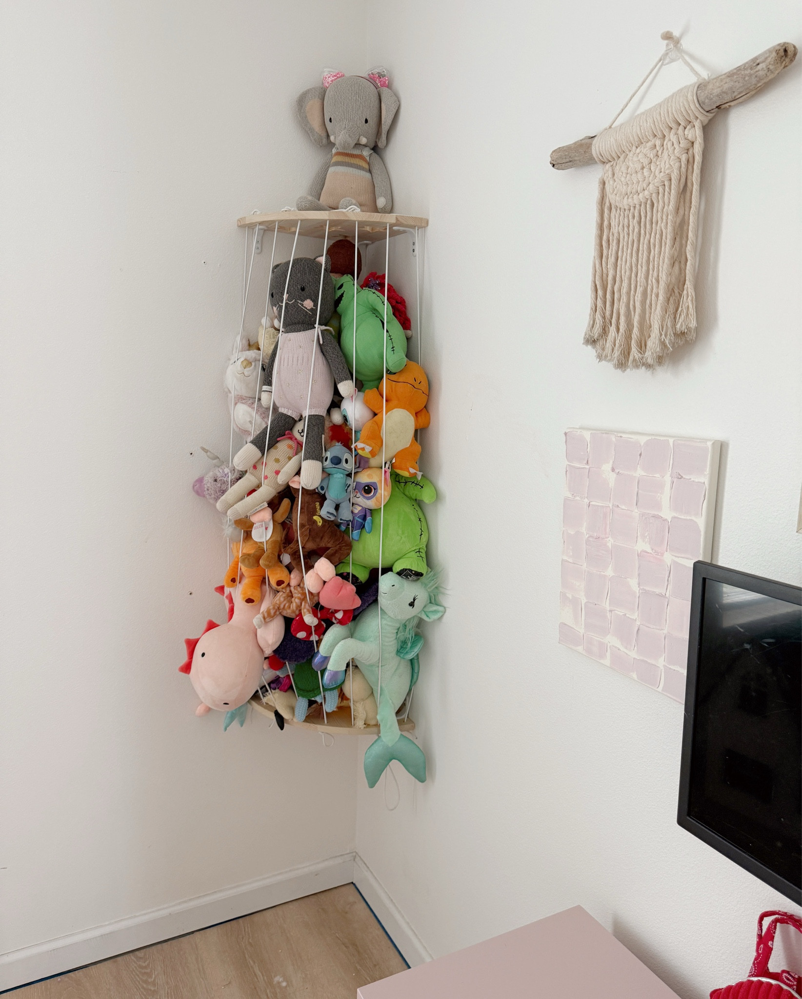 Stuffed animal storage! Soleil loves her a stuffed animal & this has been the best way to keep them organized! 

Amazon find! 

#LTKBaby #LTKKids #LTKHome