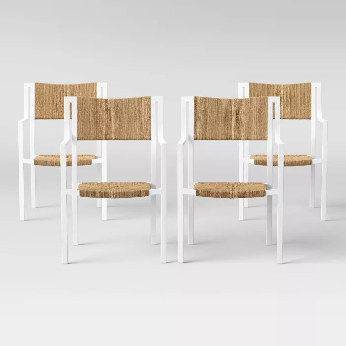 Buchanan Patio Dining Chair - White - Threshold™ | Target