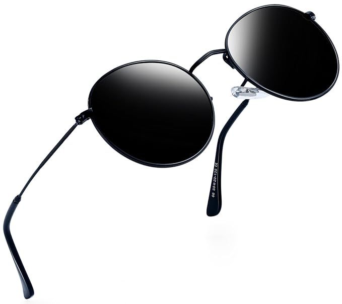 Joopin Vintage Round Sunglasses for Women Retro Brand Polarized Sun Glasses E3447 | Amazon (US)