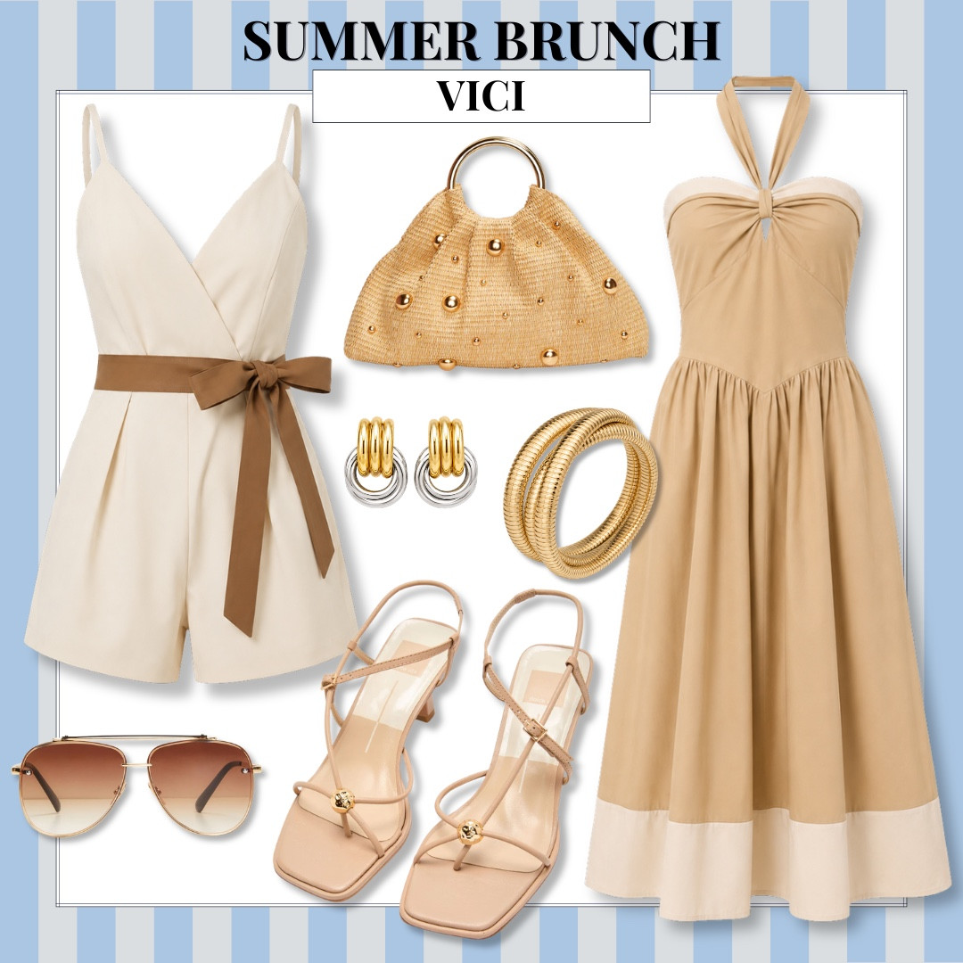 Brunch plans call for something a little elevated. These VICI favorites feature timeless neutrals, effortless dresses, chic accessories, and the perfect finishing touches for everything from weekend brunch to summer celebrations.

VICI Collection, summer brunch outfit, brunch dress, neutral style, summer fashion, vacation outfit, wedding guest style, woven handbag, strappy heels, elevated summer look, feminine fashion, Audrie Dollins

#LTKSeasonal #LTKTravel #LTKOver40