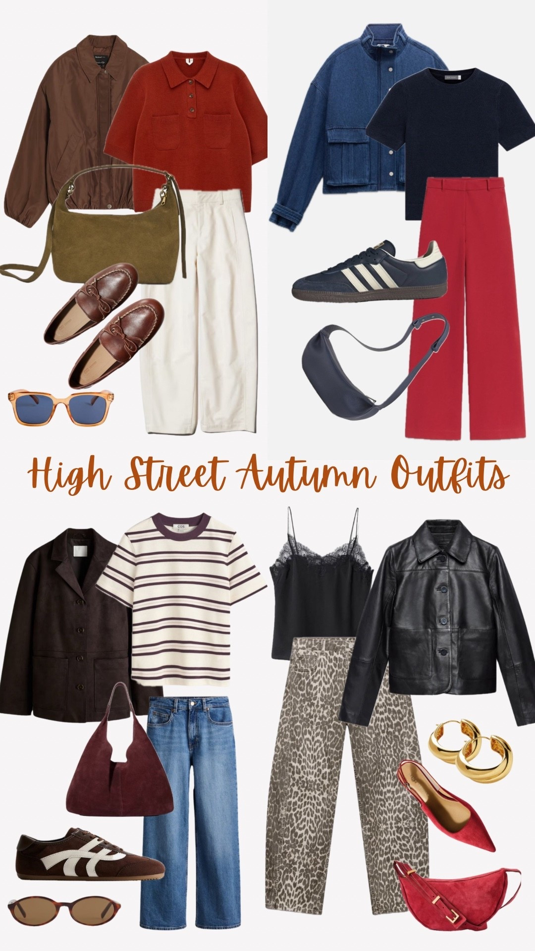 High Street Autumn Outfits 🤎
Some of my favourite finds off the high street 


Late summer outfits,late summer styling, new in, suede, chocolate brown,autumn layers, autumn jackets, light jackets, it girl fashion, leopard print jeans, red jeans, lace cami 





#LTKover50style #LTKstyletip #LTKautumn