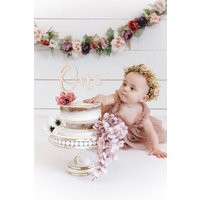 Script Cake Topper | Wooden Number First Birthday Decorations Baking Supplies | Etsy (US)