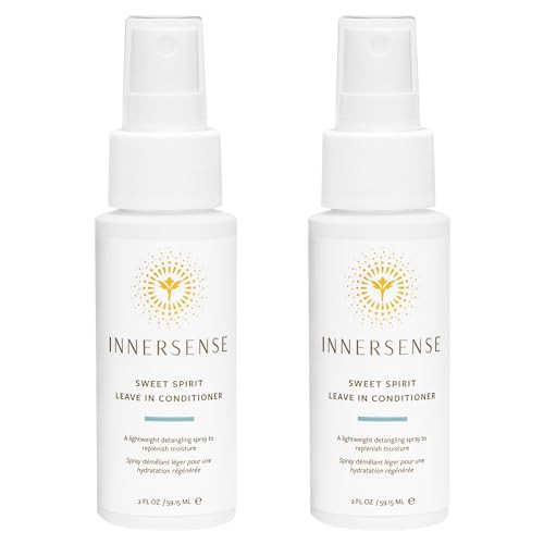INNERSENSE Organic Beauty - Natural Sweet Spirit Leave-In Conditioner | Detangling, Hydrating, Smoothing | Non-Toxic, Cruelty-Free, Clean Haircare (2 Pack - 2 fl oz | 59.1 mL each) | Amazon (US)